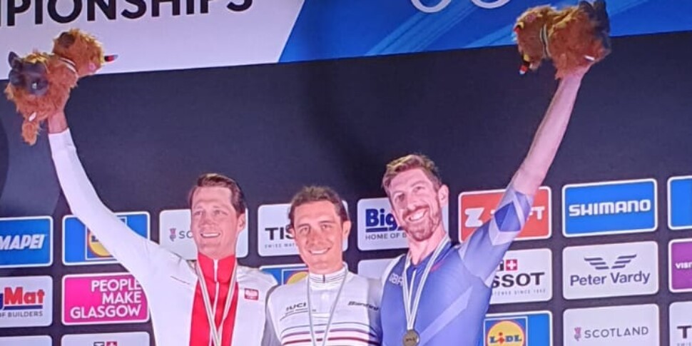 Michele Paonne, the only gold won by Liechtenstein at the cycling world championships is from Cittanova