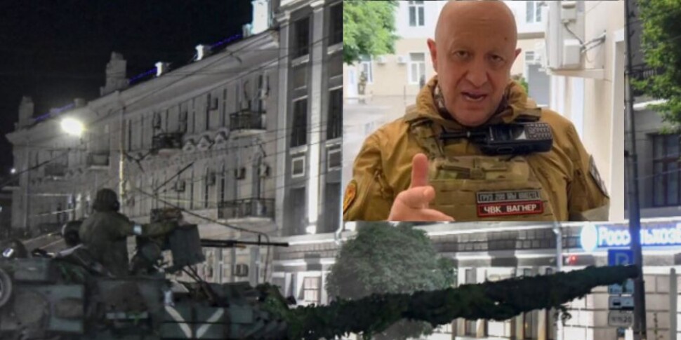 The yellow of Prigozhin's second plane that landed in Moscow