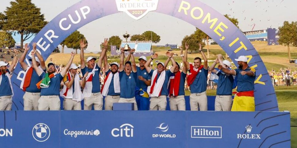 Team Europa won the Ryder Cup. Molinari: "It's the first time I've cried on a golf course"