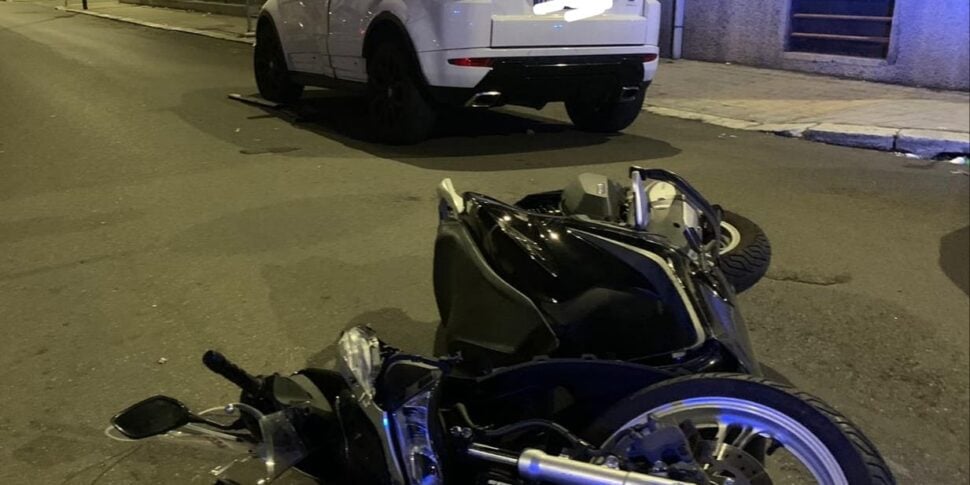 Scooter against SUV in the center of Reggio Calabria: minor with a reserved prognosis