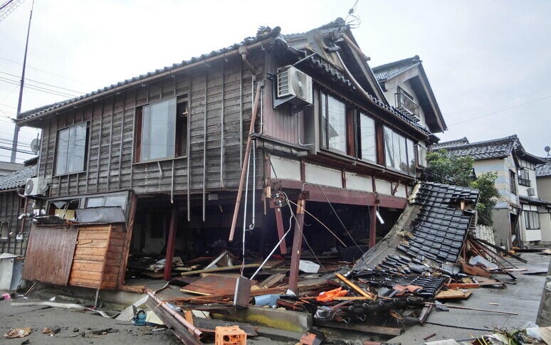 Another strong earthquake in Japan, the death toll from the New Year's tremor rises to 62