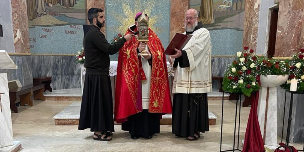 The major relics of the stigmata of San Francesco in Catanzaro