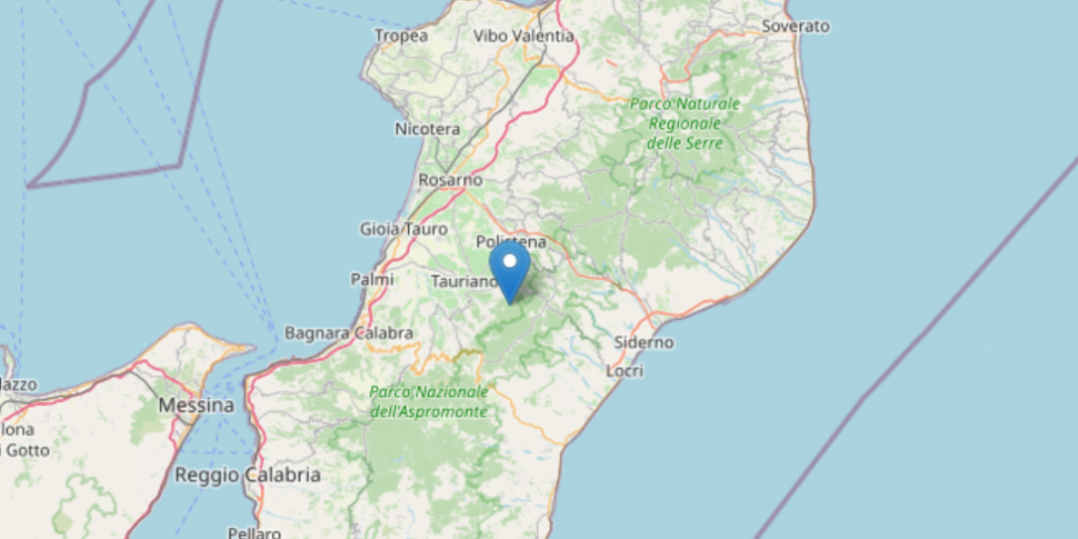 Earthquake in Calabria on 20 April 2024: INGV's provisional estimates and localization times