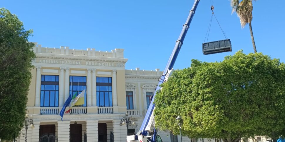 Reggio, the restyling and energy efficiency of Palazzo Alvaro continues