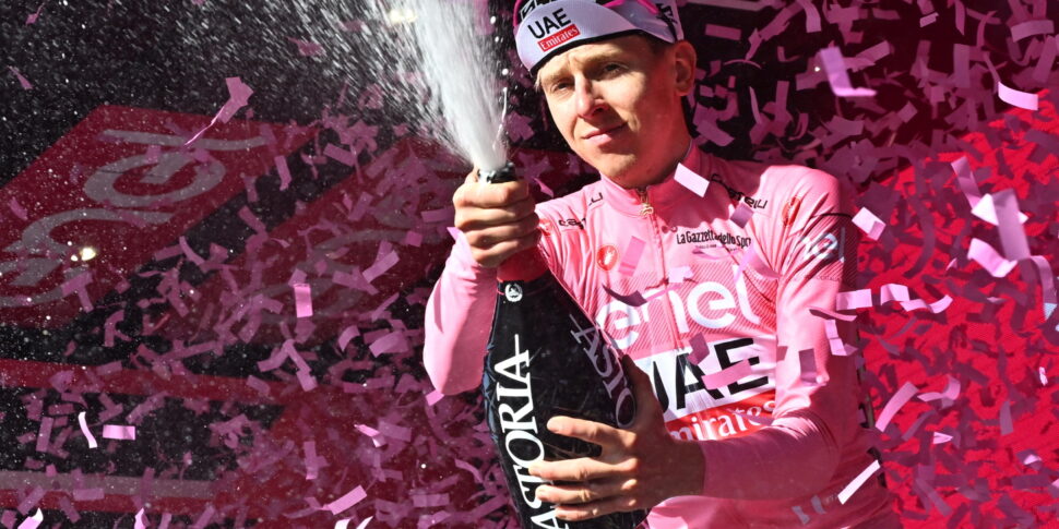 Giro d'Italia, an immense Pogacar wins the time trial in Perugia.  According to Ganna