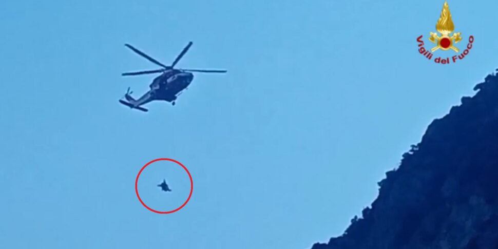 Missing mother and son recovered in Lipari: rescued by helicopter by Fire Brigade