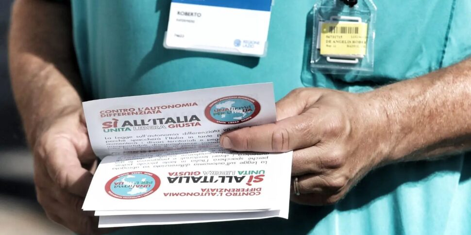 Over 100,000 signatures against differentiated autonomy. Now the government is thinking