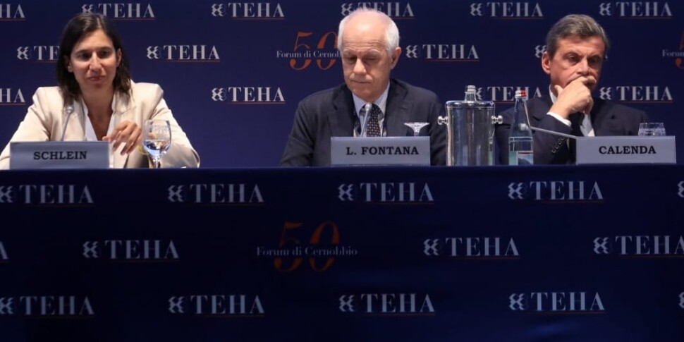 In Cernobbio, oppositions divided on war in Ukraine. Calenda and Schlein: "4 billion in budget for healthcare", Conte: "Tax on extra profits"
