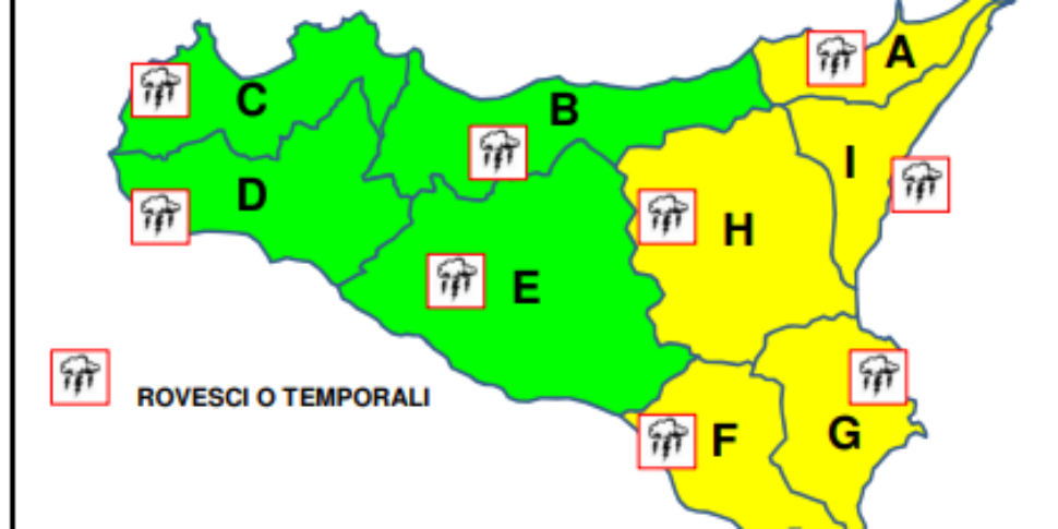 Bad weather returns to Messina: today yellow alert in the city and in the Ionian area
