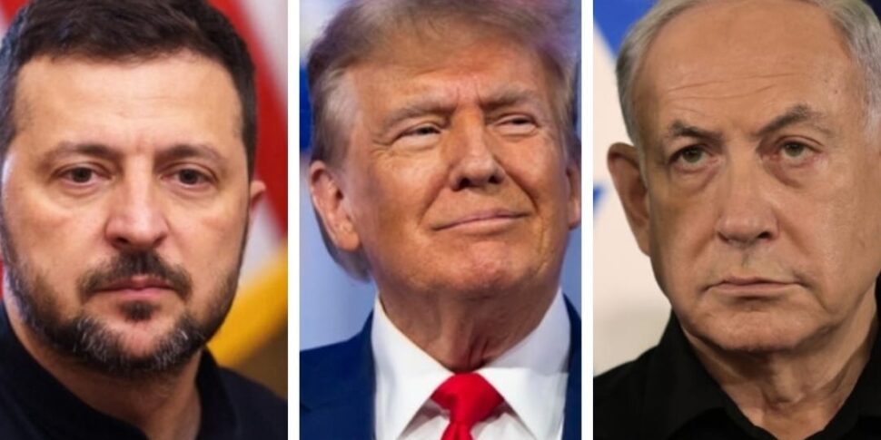 From Zelensky to Netanyahu: appeals to Trump. Meloni: "We are sister nations"