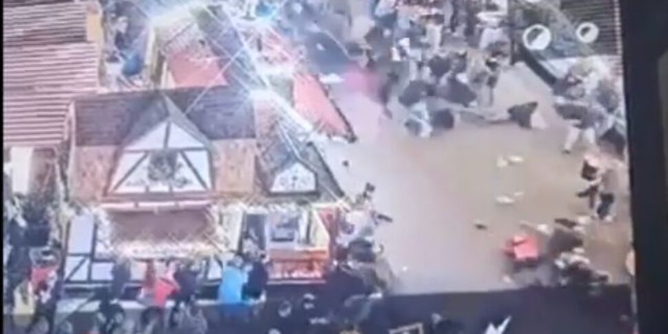 Car crashes into crowd at a Christmas market in Germany. Two dead and dozens injured. Driver arrested, injured treated among the stalls