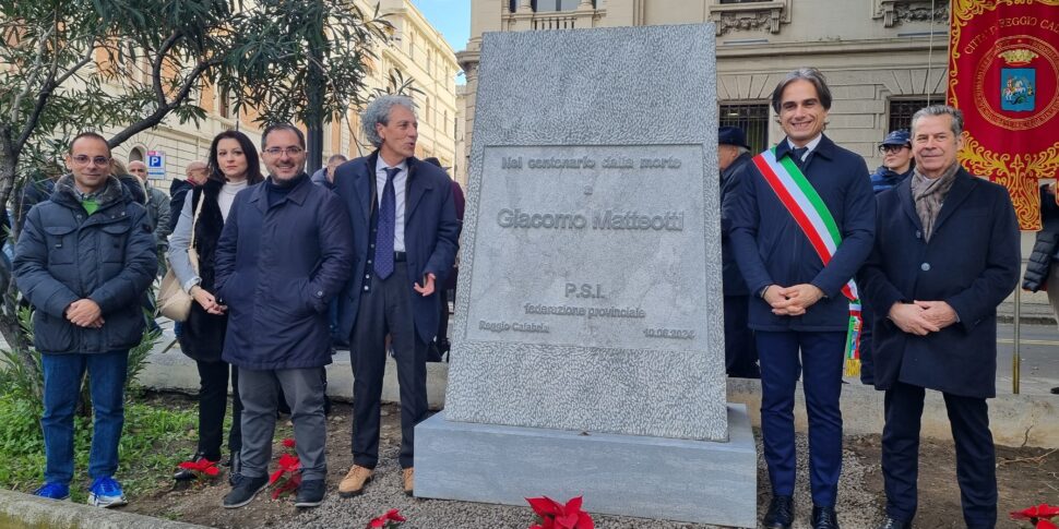 In Reggio Calabria a stele to remember Matteotti and look to a future of freedom