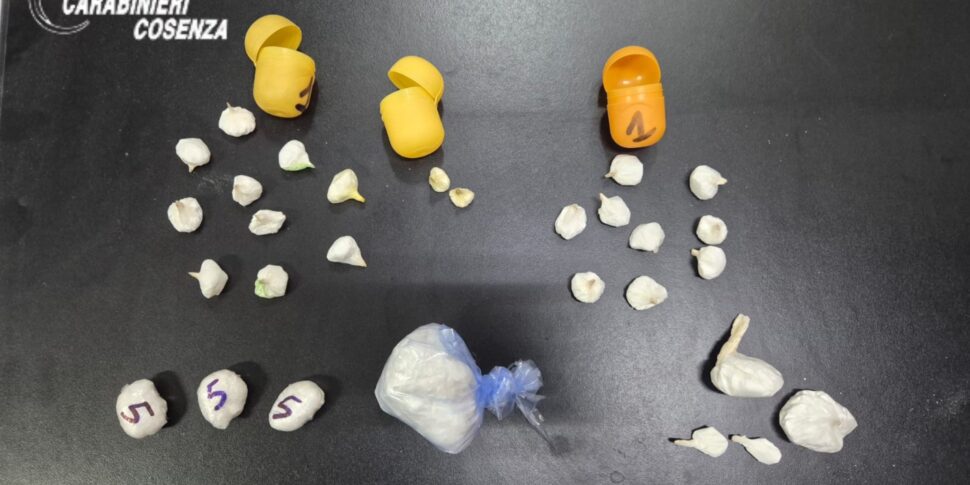 Tries to hide under the seat from the sight of the patrol, 100 grams of cocaine in the car: two arrests in Bonifati