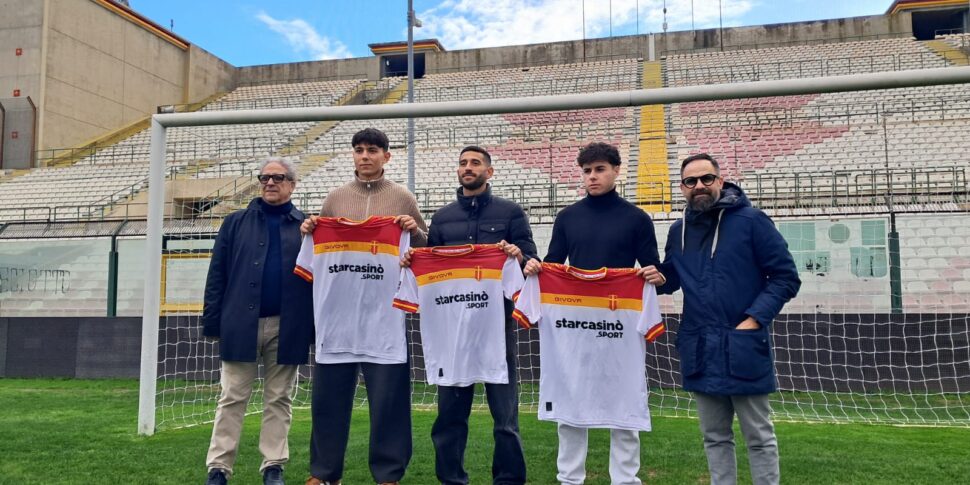 ACR Messina, new signings presented at Franco Scoglio. Marco Crimi prophet in his homeland