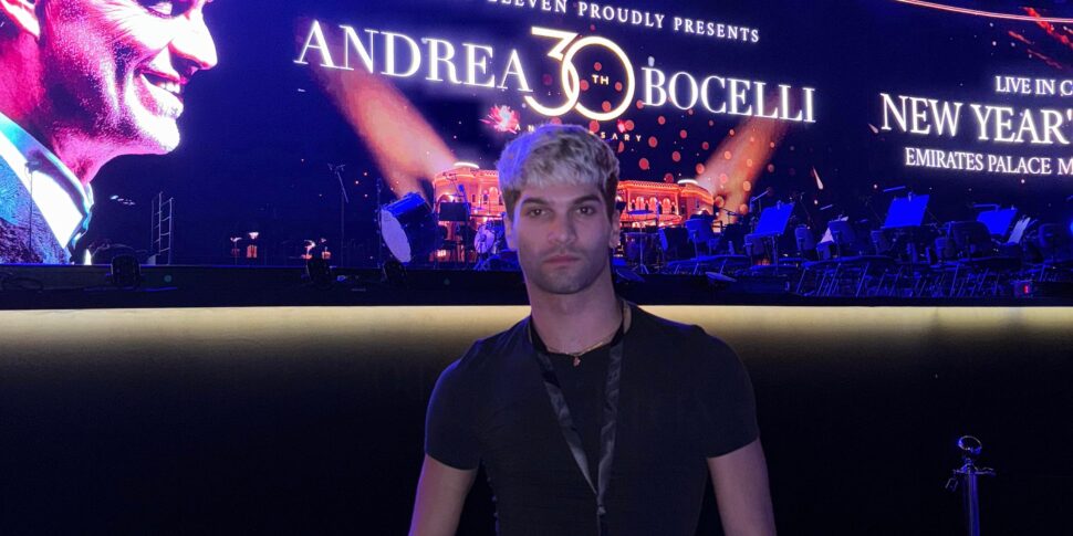 Messina, Francesco Totaro dancing with the big names of international music