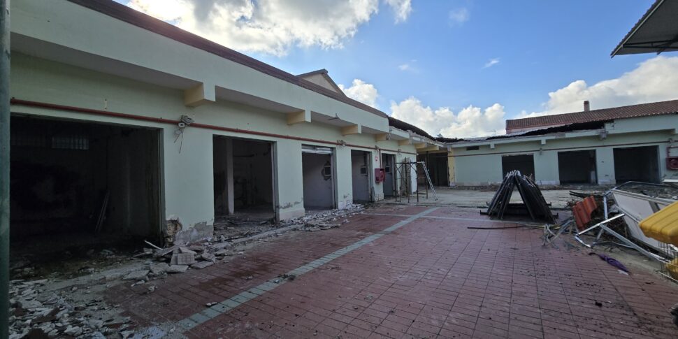 Clarisse market in Vibo, resumed the renovation and safety works