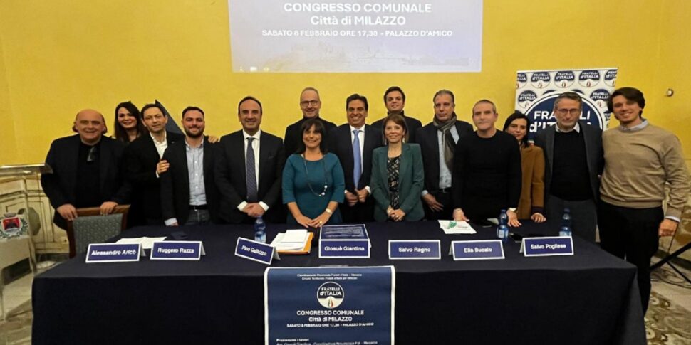 Milazzo, 2026 elections: Fdi renews his yes to Pippo Midili
