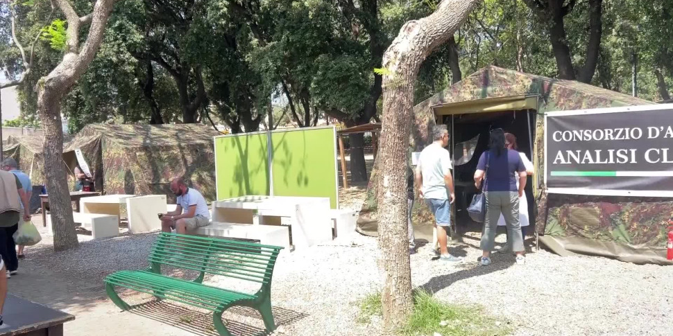 Over 2500 appearances at Villa Dante in the two days of health prevention