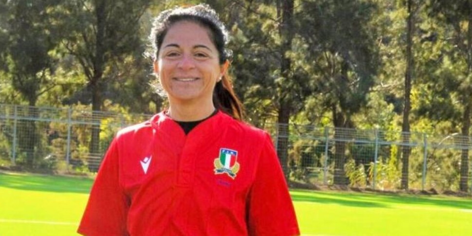 Rugby, Messina Debora Di Pietro First Referee Donna in national paintings