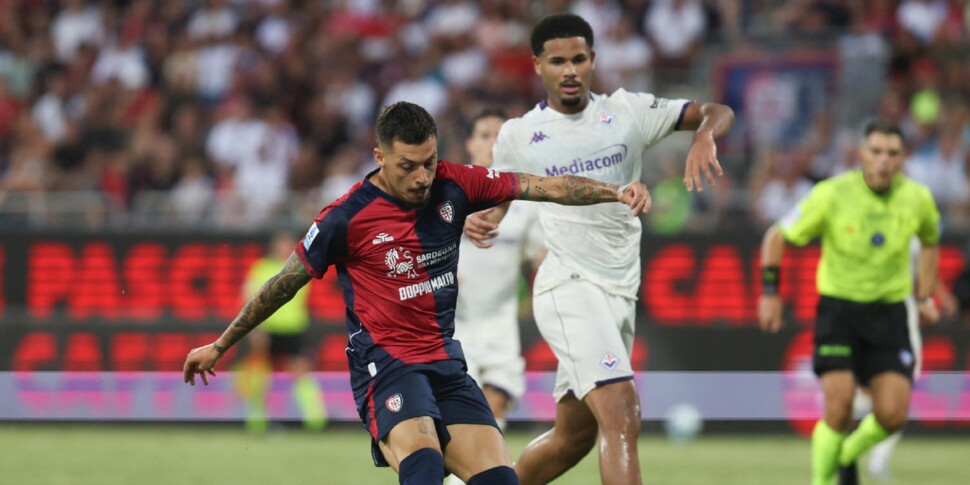 Cagliari mockeys Fiorentina in full recovery and draws 1-1
