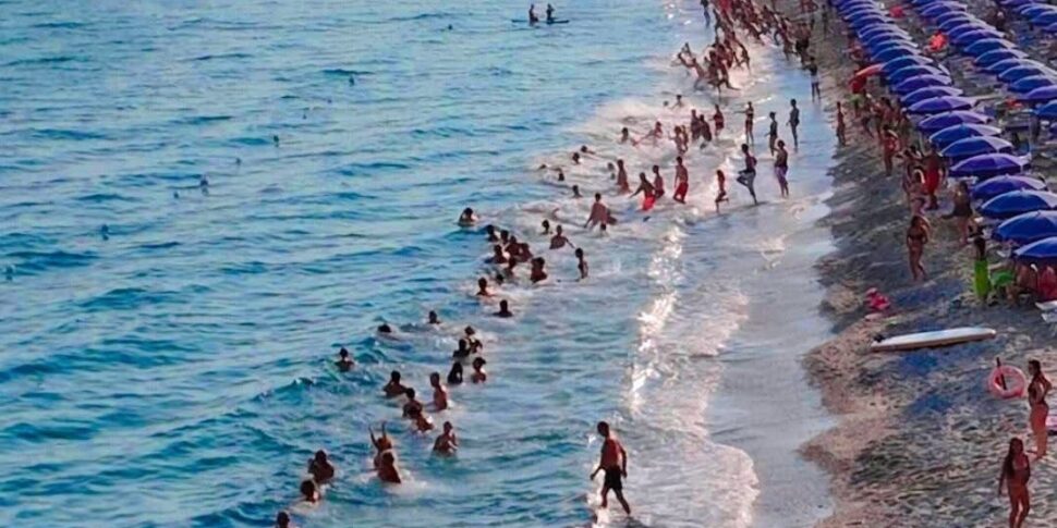 In Roccella Jonica the "longest dip in the world", record this year: 4.850 km video touched