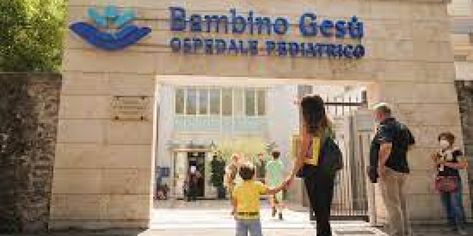 Lamezia, just 2 years old, moved urgently to the Bambin Jesus