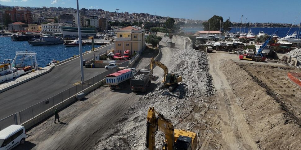 Museo del Mare di Reggio Calabria, works for the coastal protection of the work began