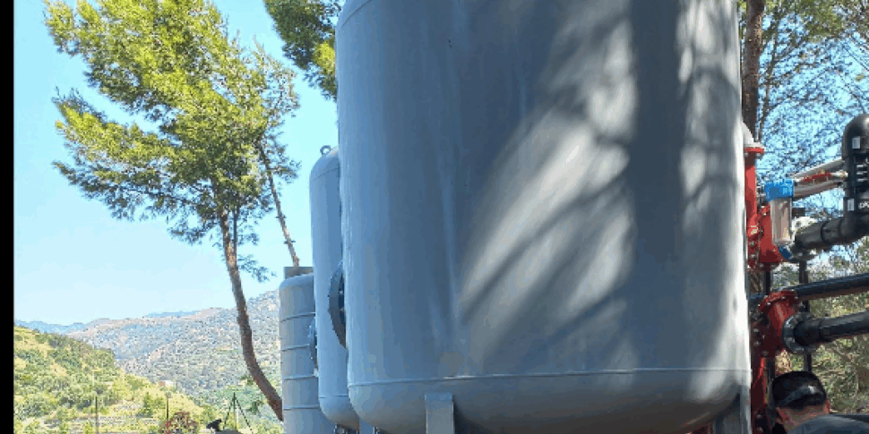 Nice of Sicily, the water is now without arsenic. The "purifier" since yesterday is a reality
