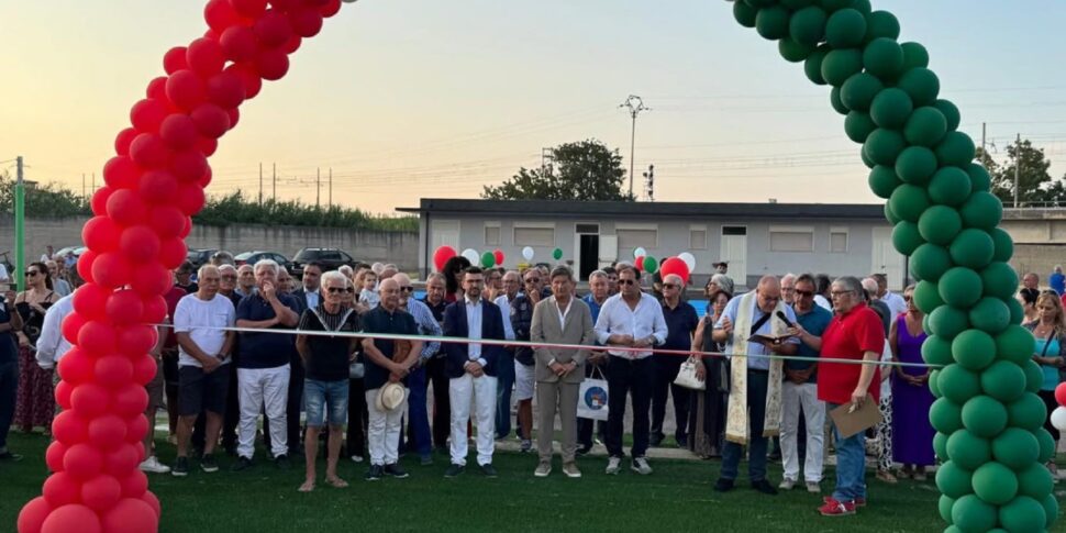 Patti, the totally renewed "GEPI Faranda" stadium has been returned to sport and the city