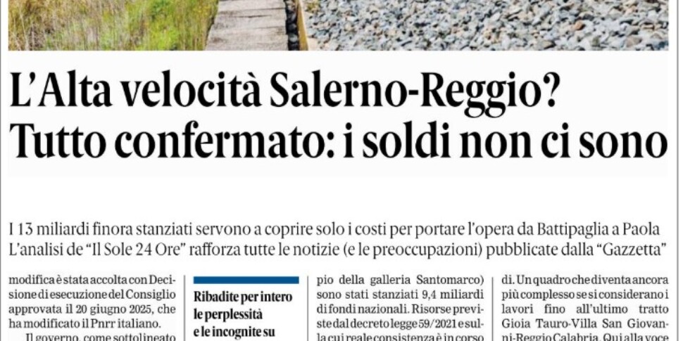 Press review 07-08-2025 Calabria Editions