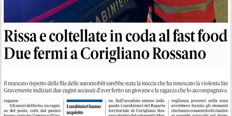 Press review 11-08-2025 Calabria Editions