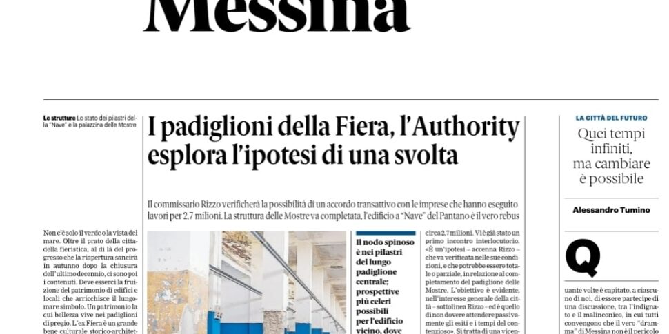 Press review 18-08-2025 Messina edition