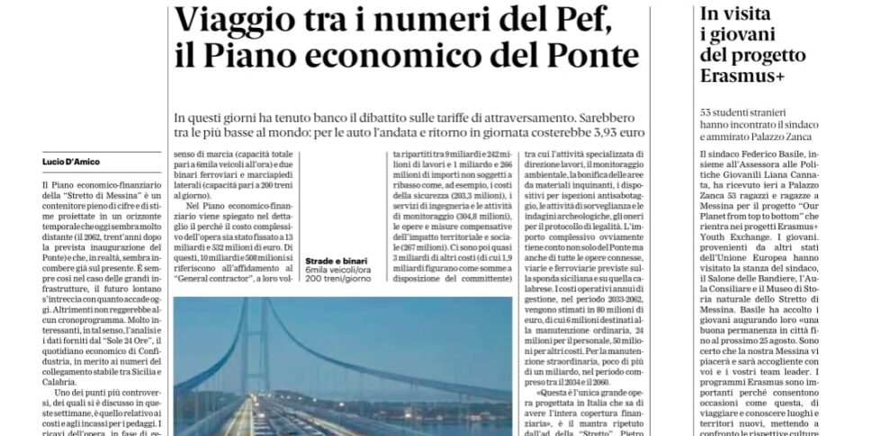 Press review 22-08-2025 Messina edition