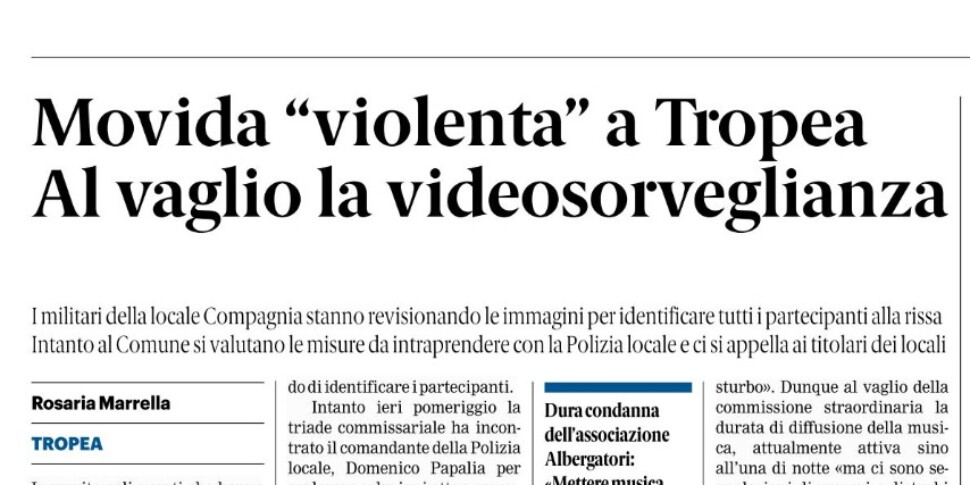 Press review 27-08-2025 Calabria Editions