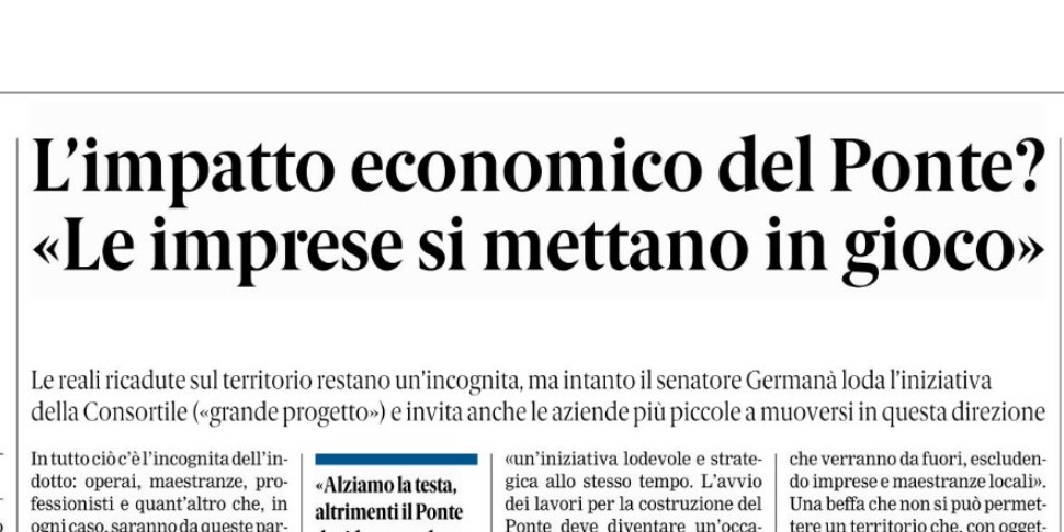 Press review 28-08-2025 Messina edition