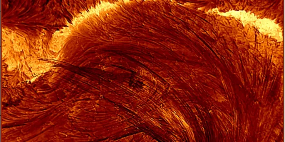 Record image of a solar brilliant, never so clear