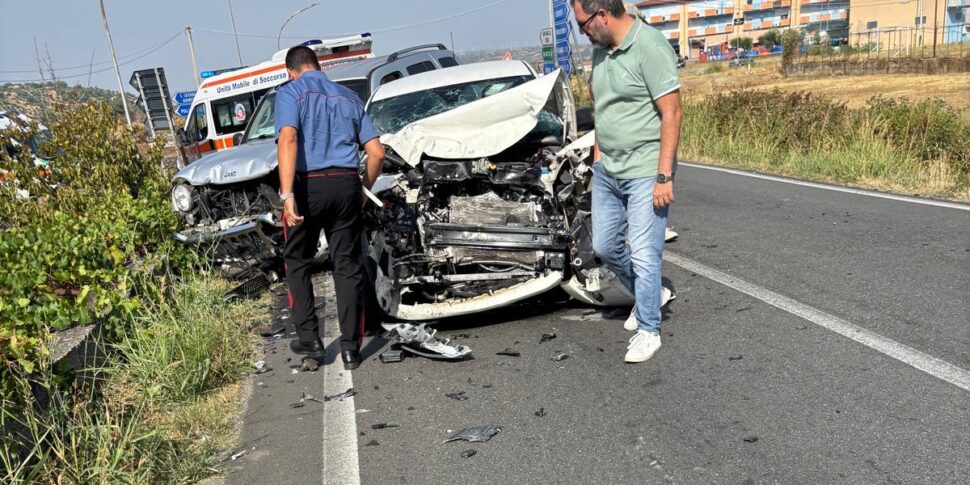 San Marco, road accident with three injured. He adagues on the dynamics