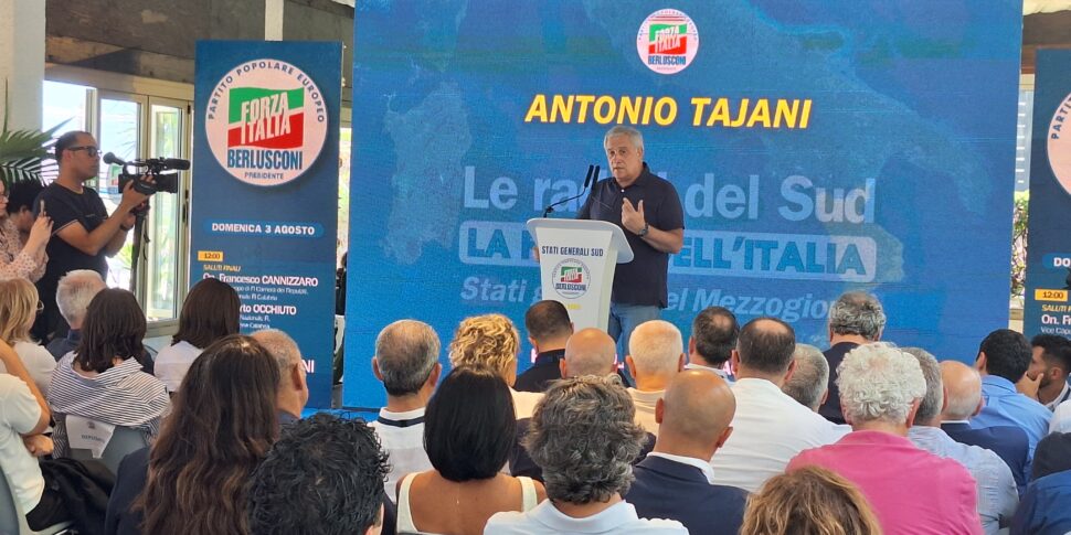 Tajani: the South is a great opportunity and we have a duty to listen to it