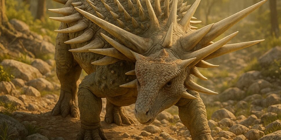 The fossil of a "punk" dinosaur was discovered in Morocco