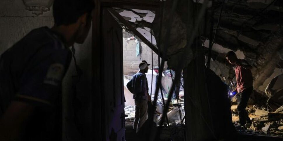 The reporter of Reporter in Gaza, "245 killed in the raids" from 7 October 2023