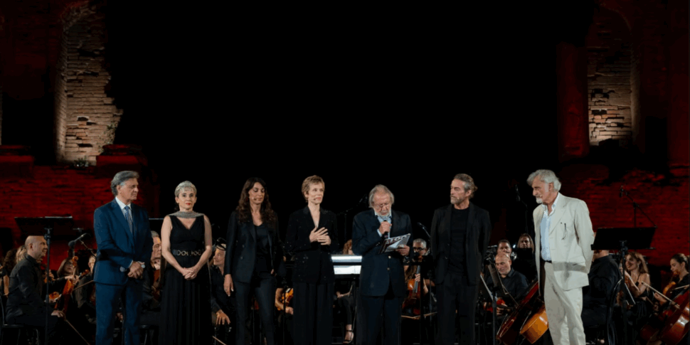 From the ancient theater of Taormina the cultural legacy of Andrea Camilleri