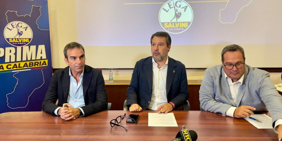 Regional elections, Salvini in Catanzaro: in Calabria Lega aims to be the first party