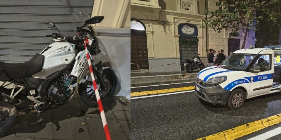 Messina, car accident in via Cesare Battisti: 23-year-old young man in serious condition