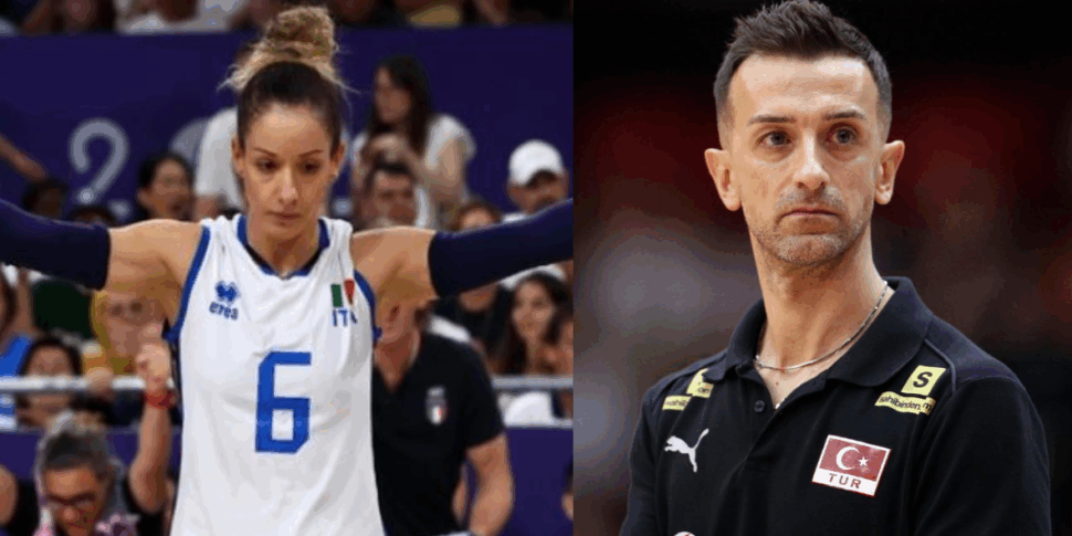 Between husband and wife he wins ... Italy. The beautiful history of sport in the final of the Volley World Cup
