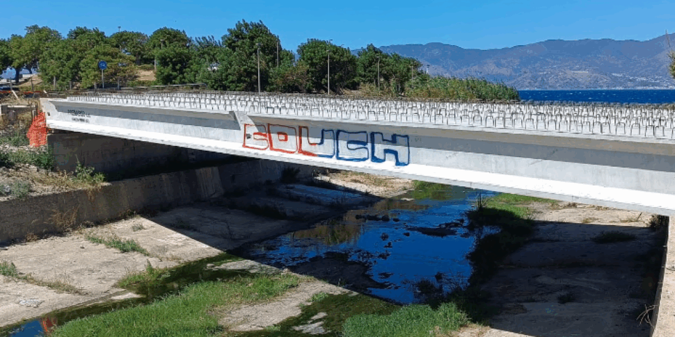 Calopinace, in Reggio you work again after the laying of the bridge