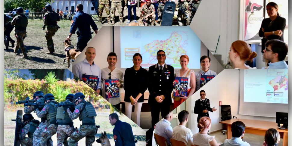 European magistrates visiting the Provincial Command of the Carabinieri of Vibo