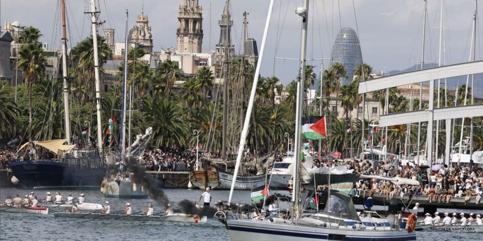 Flotilla Gaza, returned to Barcelona for bad weather. Oppositions to Meloni: "Heads Flotilla from Israel's threats"