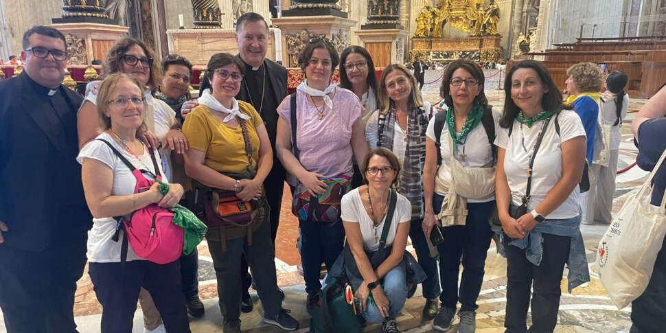 Jubilee of the catechists in Rome: Mons. Maniago brings greetings of the archdiocese of Catanzaro to the Pope and asks for the blessing for the catechists