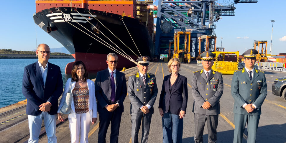 Legality and security at the center of the visit of Undersecretary Sandra Savino to the ADM offices in the port of Gioia Tauro