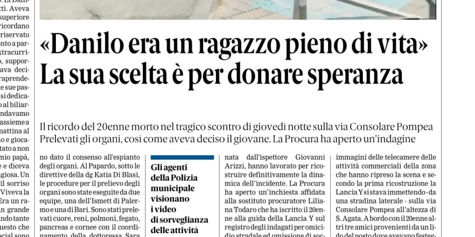 Press review 06-09-2025 Messina edition